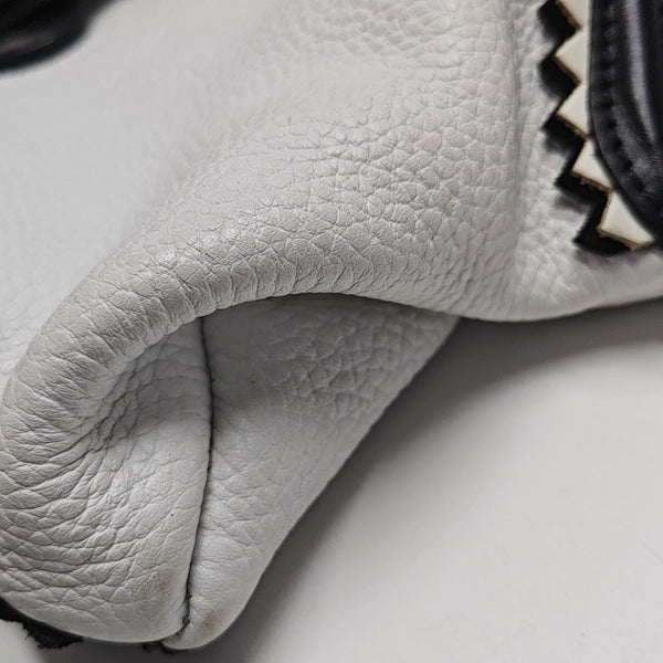 Calfskin Shoulder Bag White