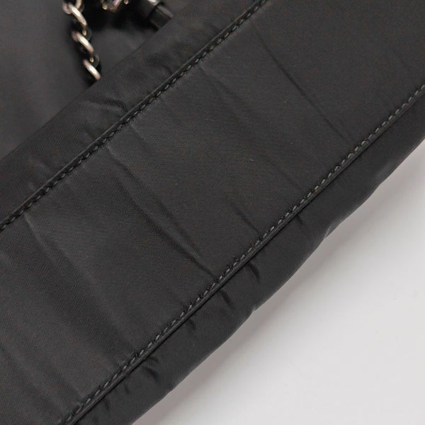 Nylon Shoulder Bag Black