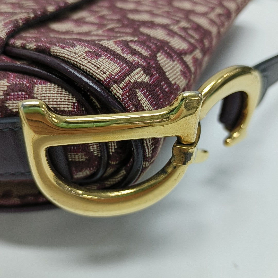 Saddle Small Canvas Red