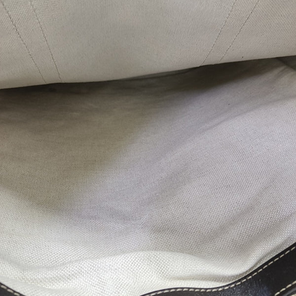 Monogram Coated Canvas Tote Bag Beige