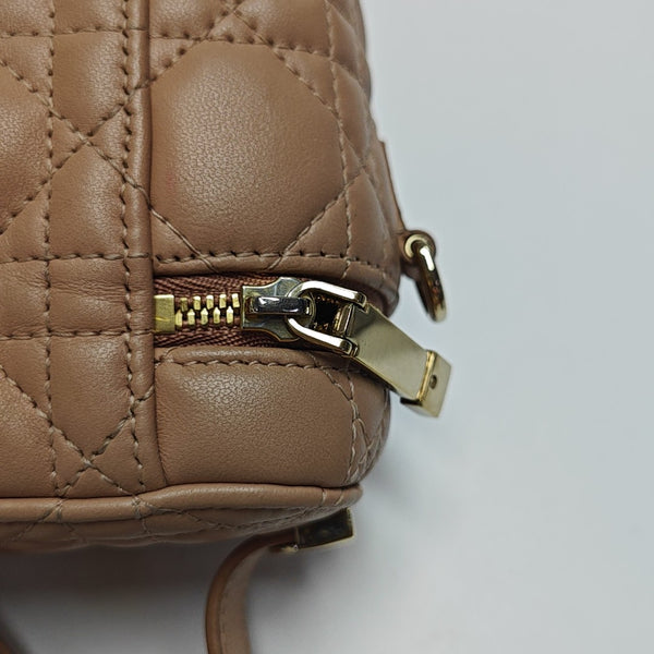 Lady Dior Super Mini Cannage Lambskin Pink