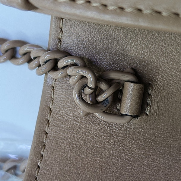 GG Marmont Mini Quilted Calfskin Beige