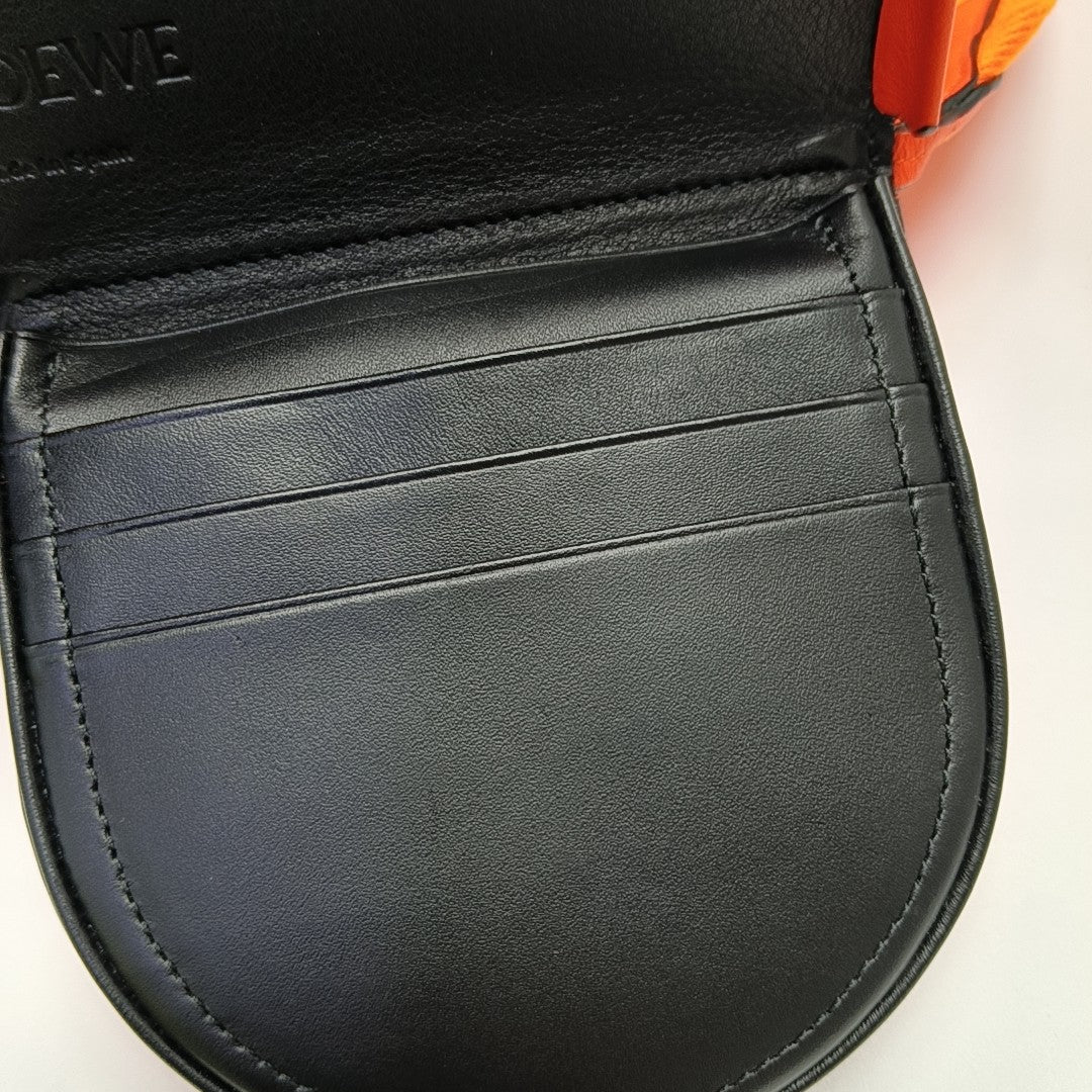 Heel Small Calfskin Orange