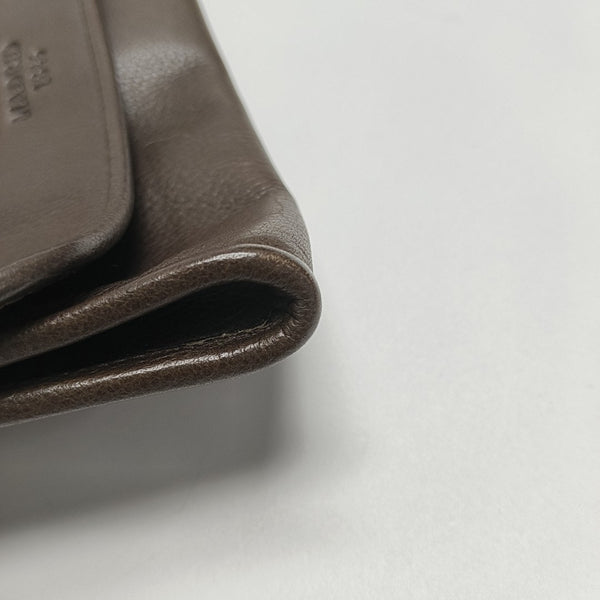 Calfskin Top Handle Bag Brown