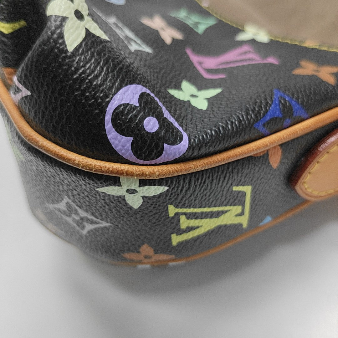 LV × TM ANNIE Monogram Coated Canvas Black