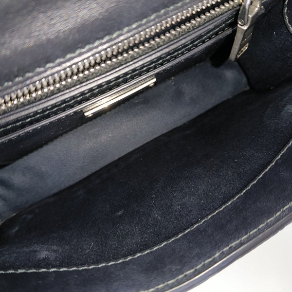 Miu Lady Calfskin Silver