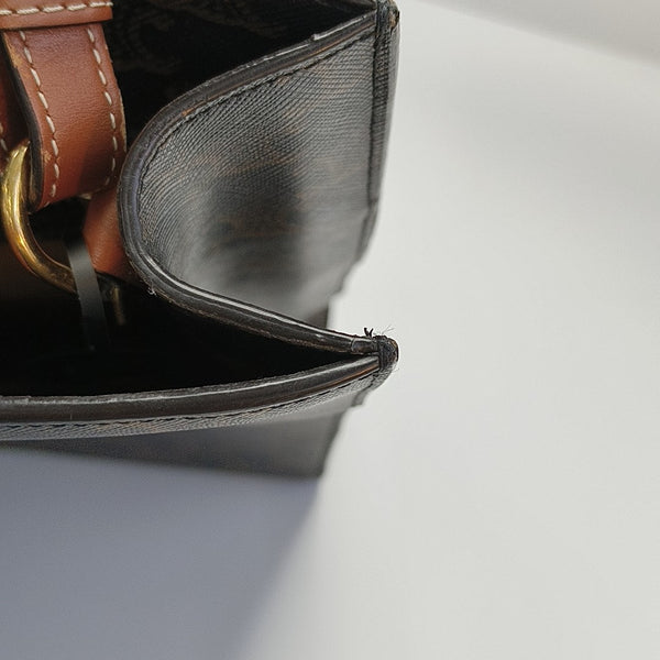 CABAS CELINE Small Coated Canvas Brown