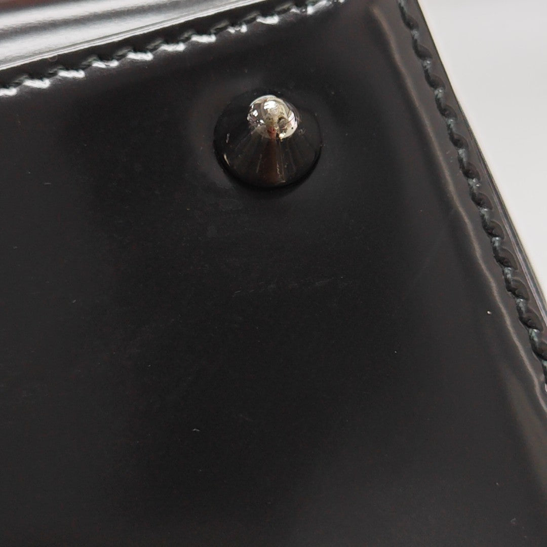 Lady Dior Medium Patent Leather Black