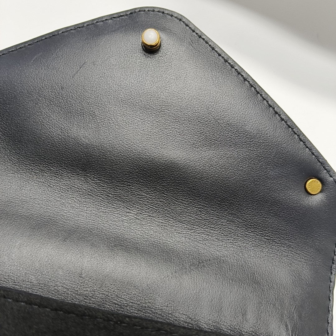NEW WAVE PM Quilted Calfskin Black