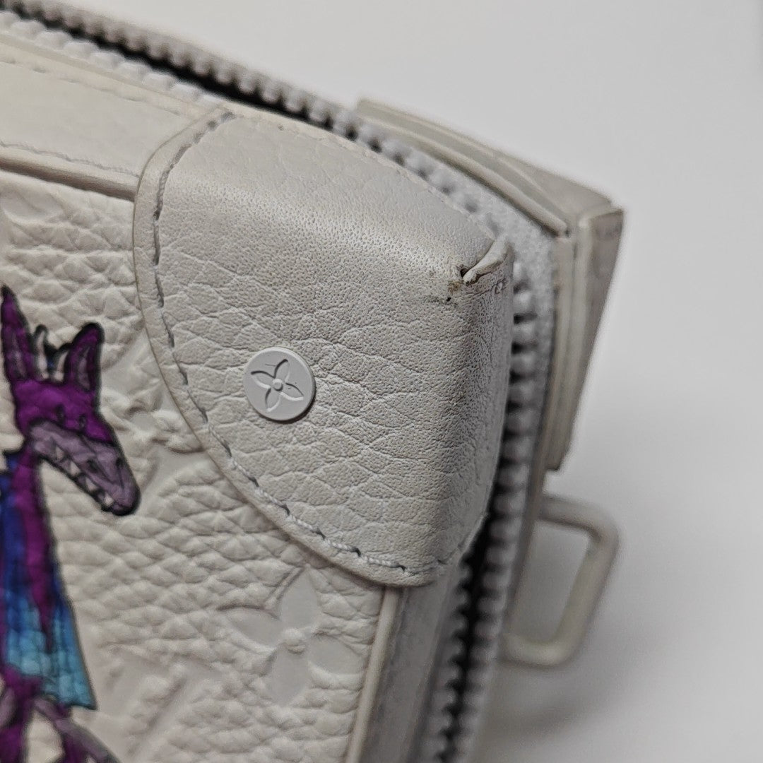 WALLET TRUNK Calfskin White