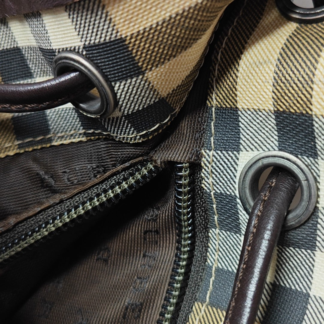 Coated Canvas Bucket Bag Multicolor