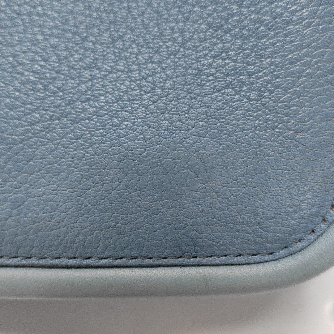 Calfskin Shoulder Bag Blue