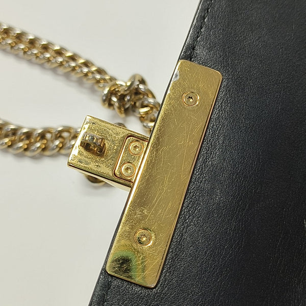 Padlock Small Monogram Coated Canvas Beige