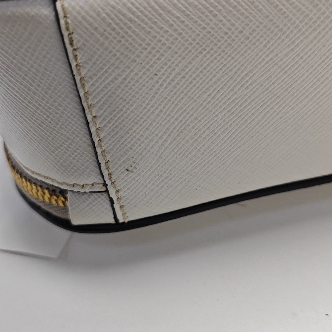 Odette Saffiano Calfskin White