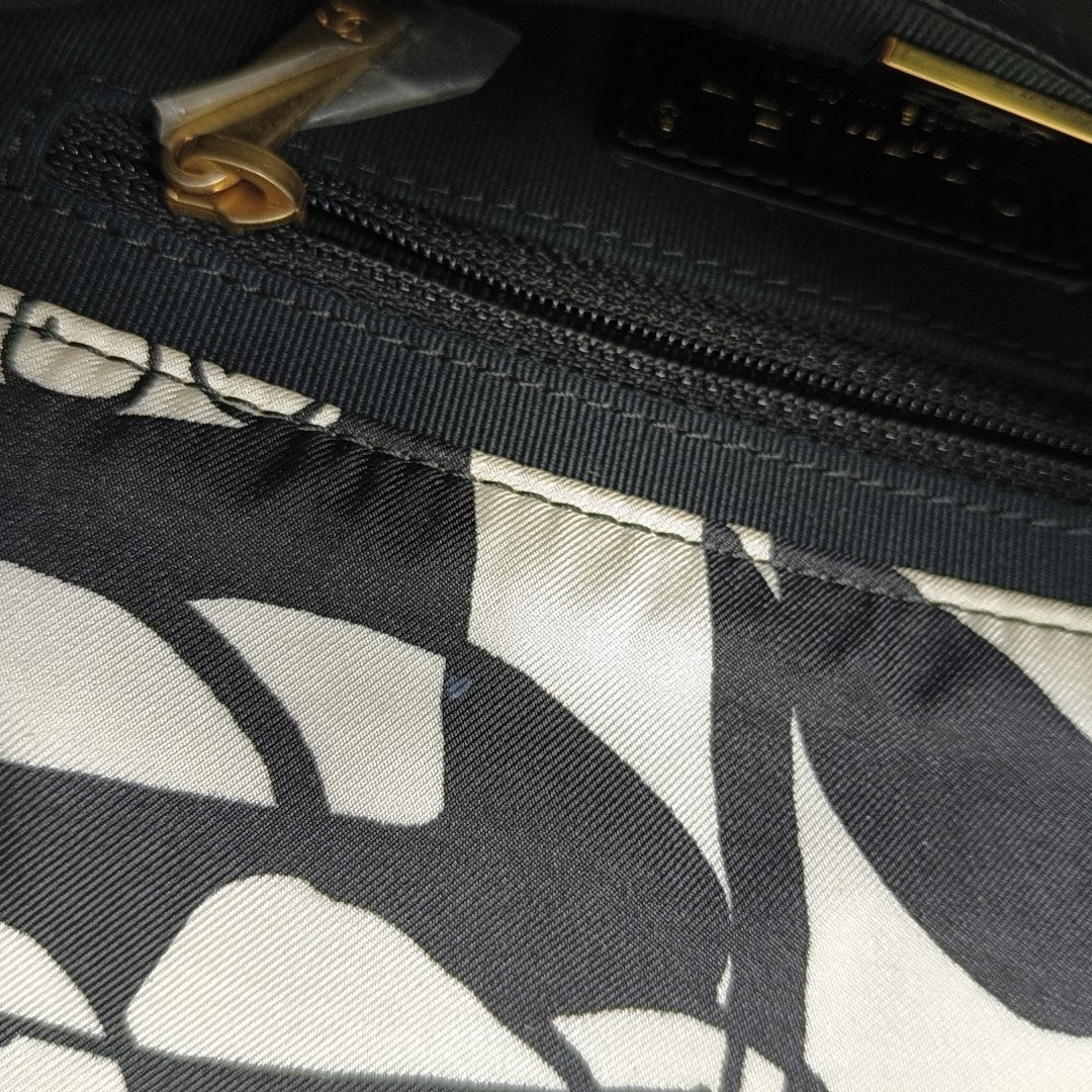 Fabric Shoulder Bag Mini White