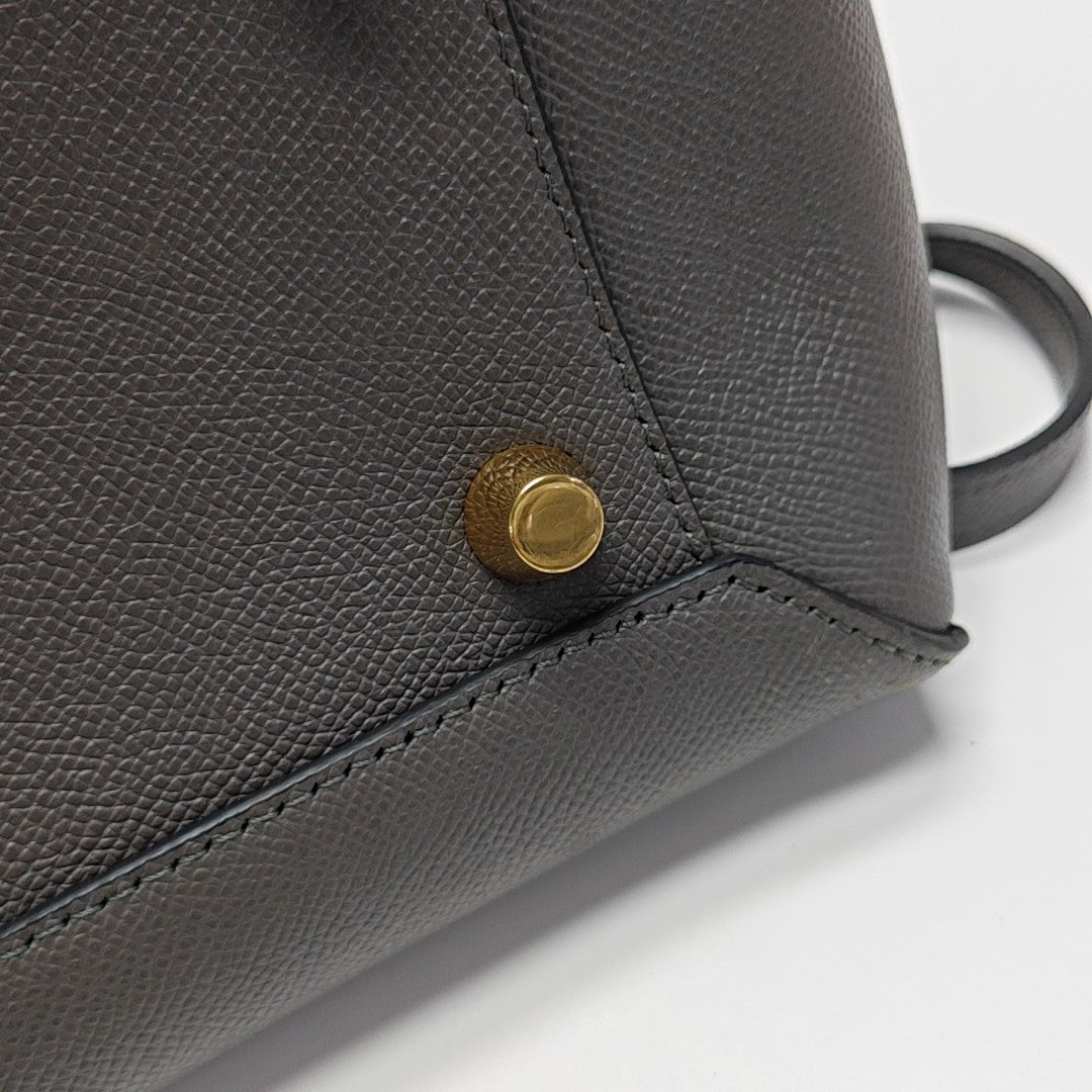 BELT Mini Calfskin Gray