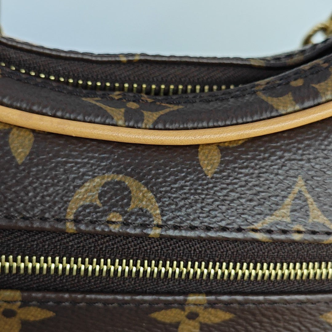 LOOP Monogram Coated Canvas Brown