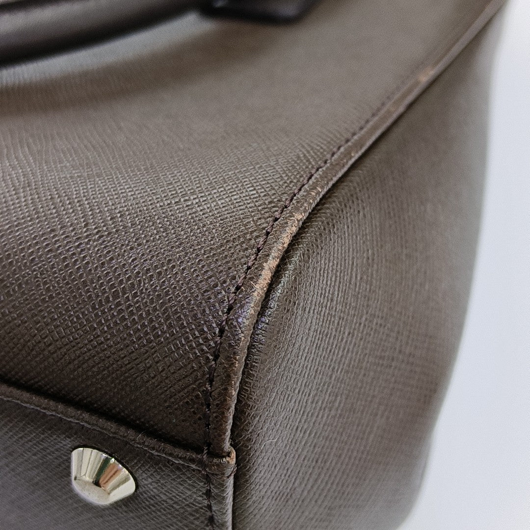 Calfskin Tote Bag Brown