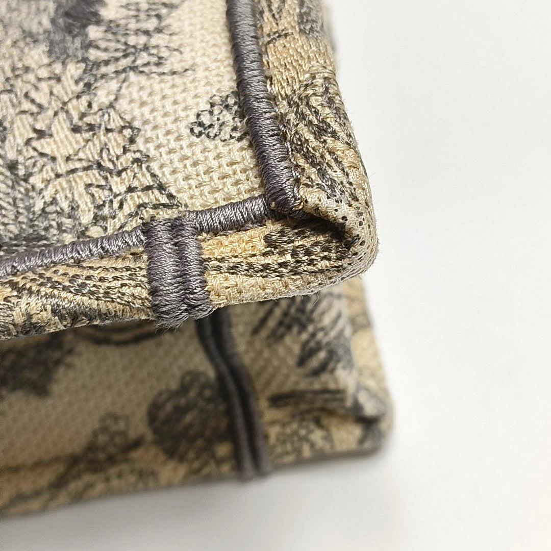 Book Tote Medium Canvas Gray