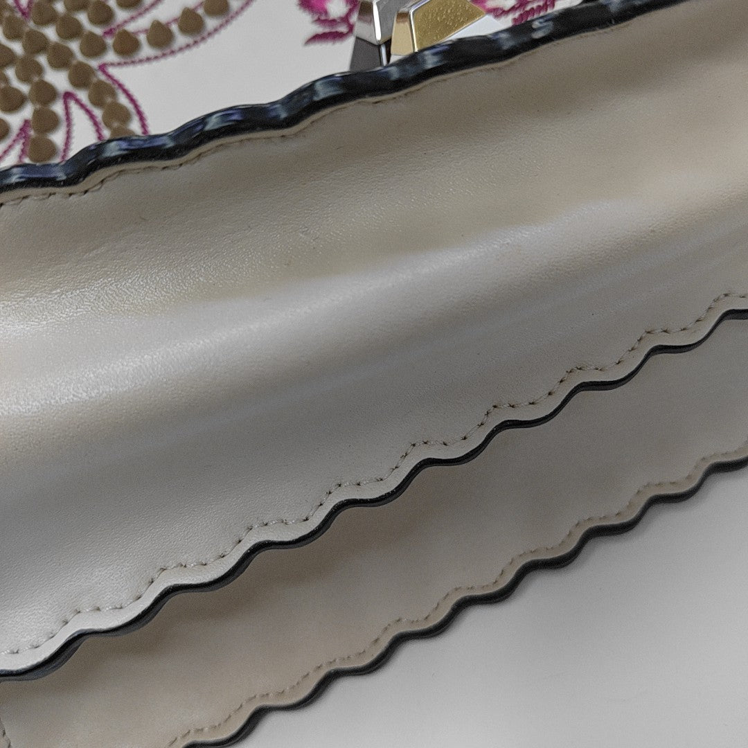 Kan I Medium Calfskin White
