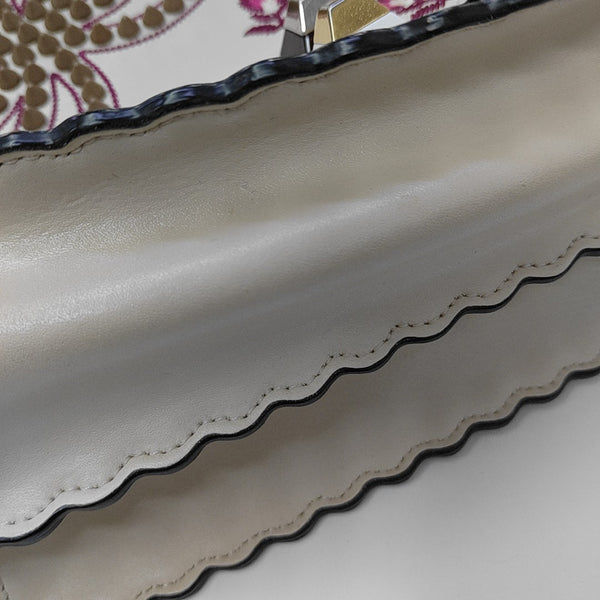 Kan I Medium Calfskin White