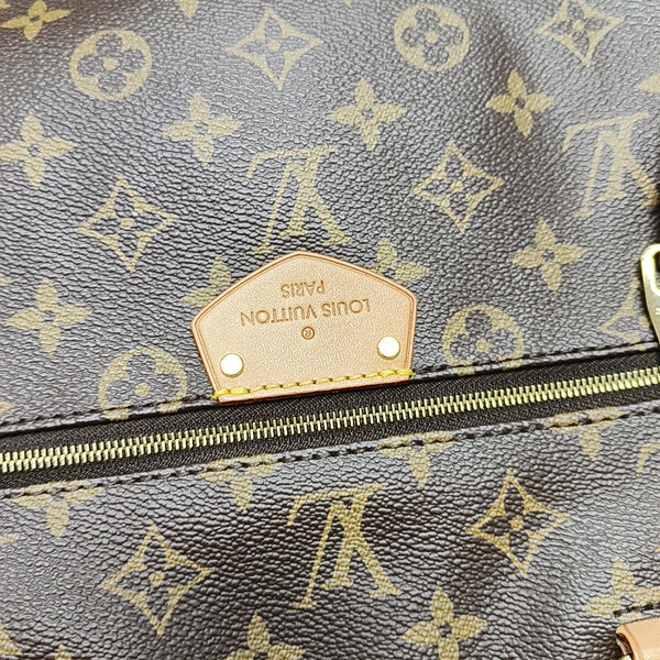IENA PM Monogram Coated Canvas Brown