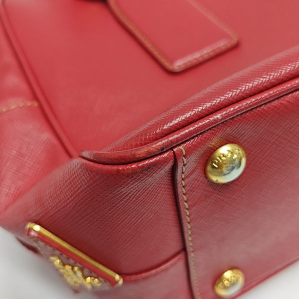 Suitcase Saffiano Calfskin Red