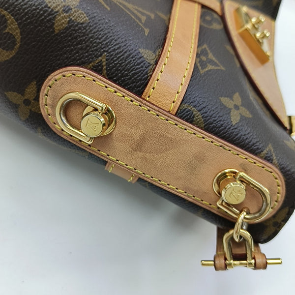 DUFFLE Monogram Coated Canvas Brown