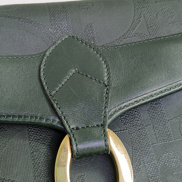 Special Material Shoulder Bag Green