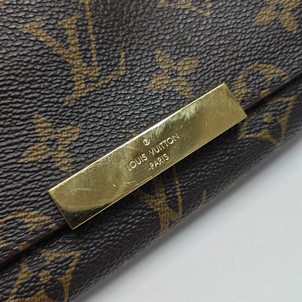 FAVORITE PM Monogram Coated Canvas Brown