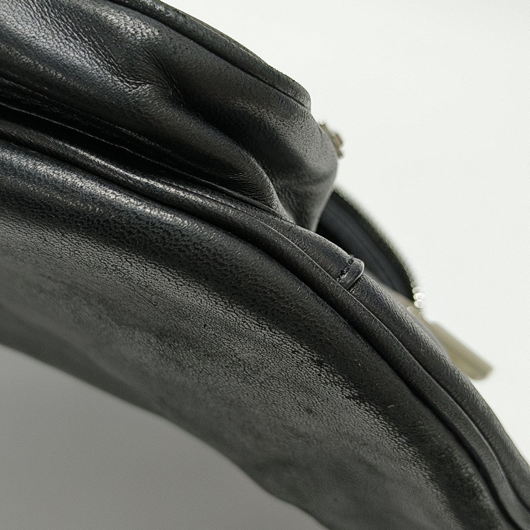 Lambskin Belt Bag Black