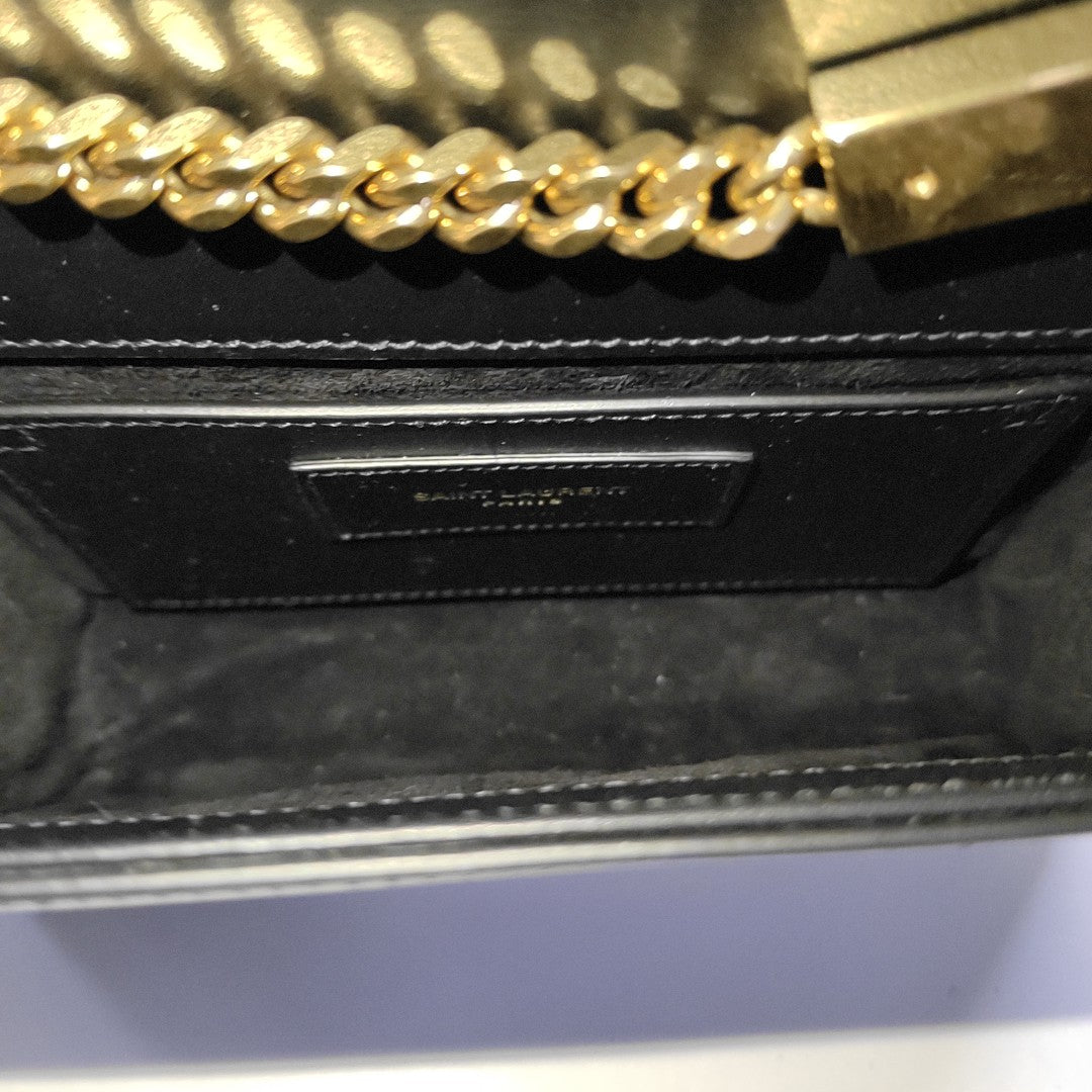 Authenticated pre-owned  KATE Mini Calfskin Black - Crossbody Bag at Looply