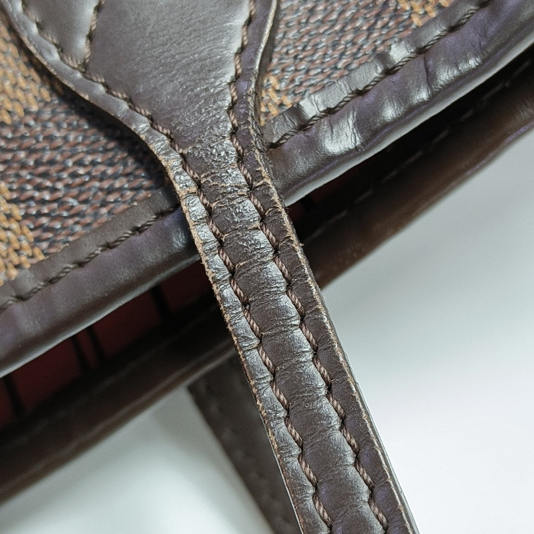 NEVERFULL MM Damier Ebene Coated Canvas Brown