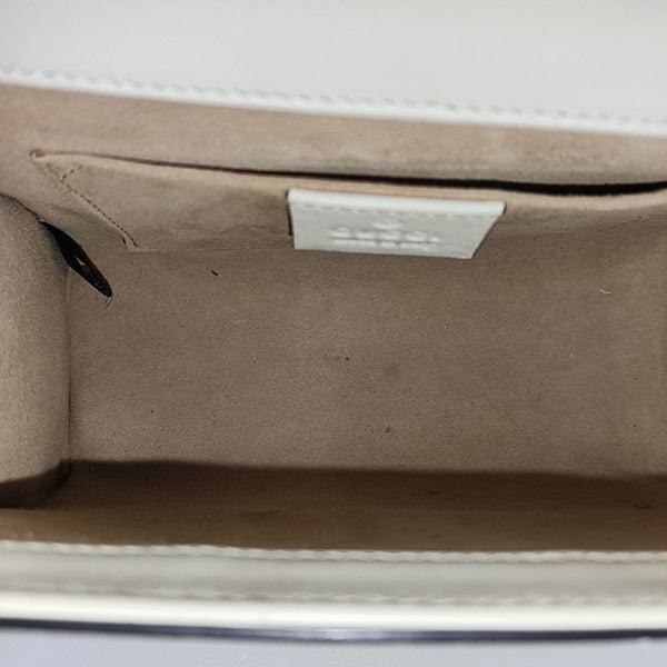 Padlock Small Calfskin White
