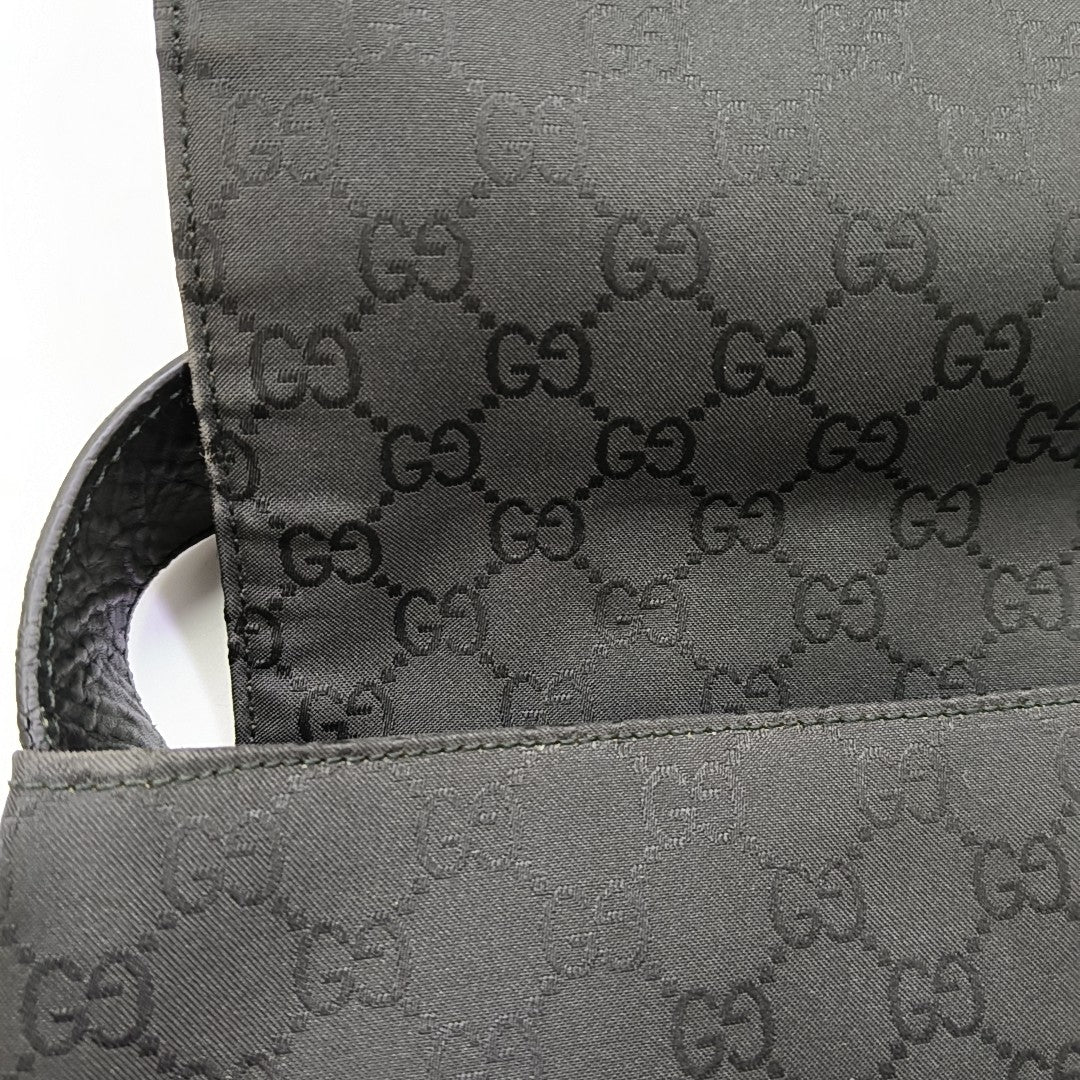Ligne Shima Monogram Canvas Black