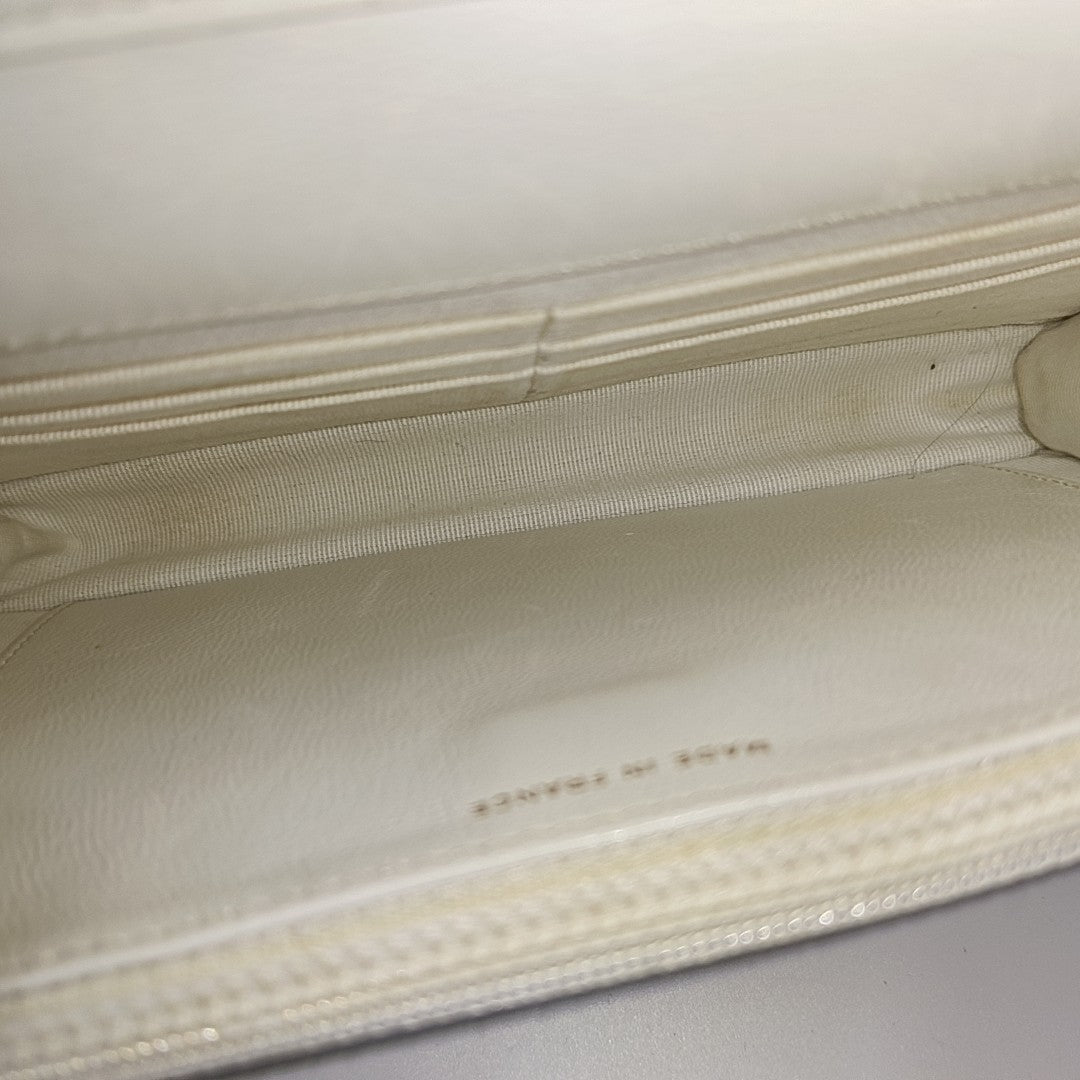 WOC Quilted Lambskin White