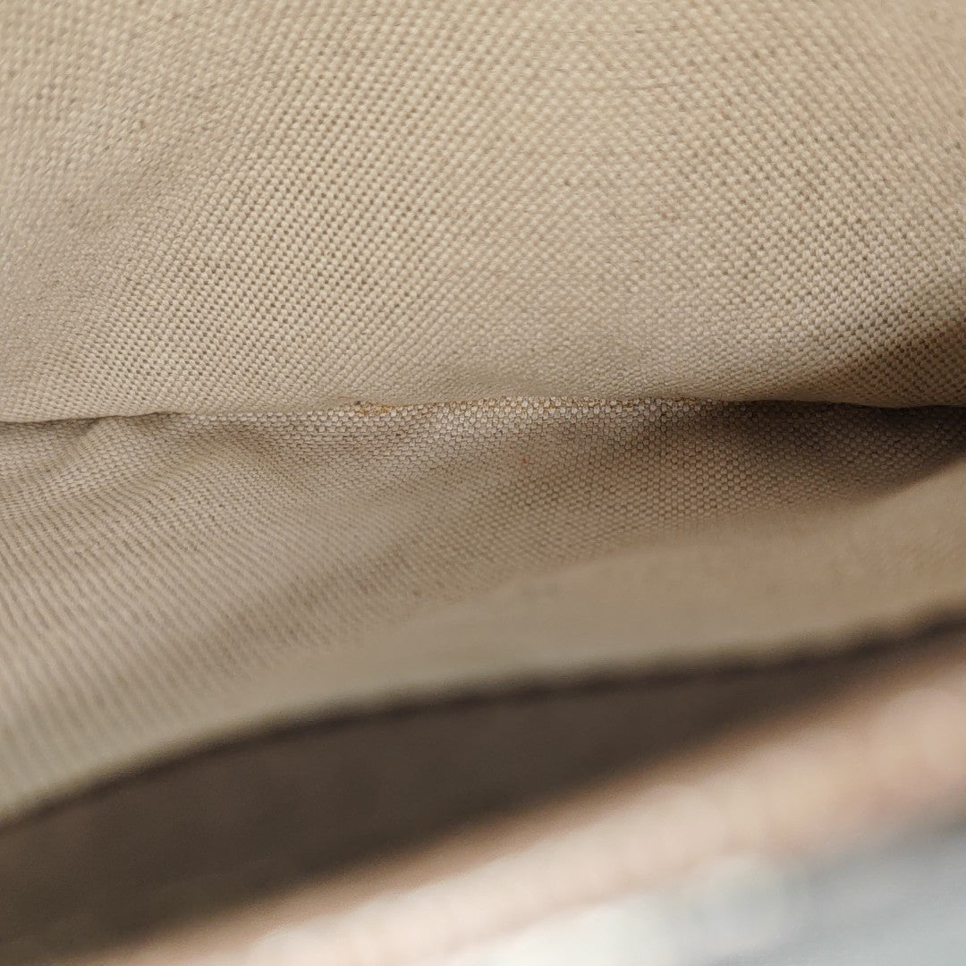 Neo Vintage Small Monogram Coated Canvas Beige