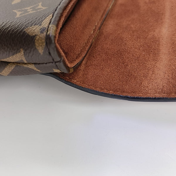 LOCKY BB Monogram Coated Canvas Brown