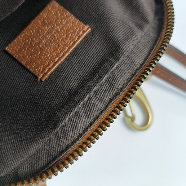 Monogram Canvas Shoulder Bag Beige