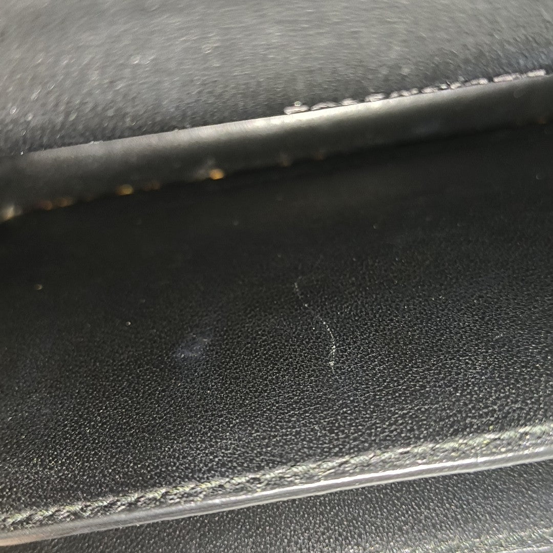 Sharp Calfskin Black