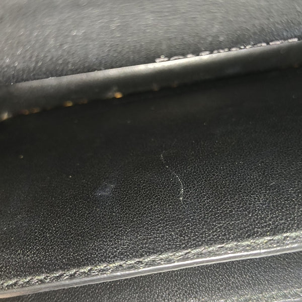Sharp Calfskin Black