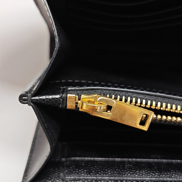 MONOGRAM Medium Chevron Calfskin Black