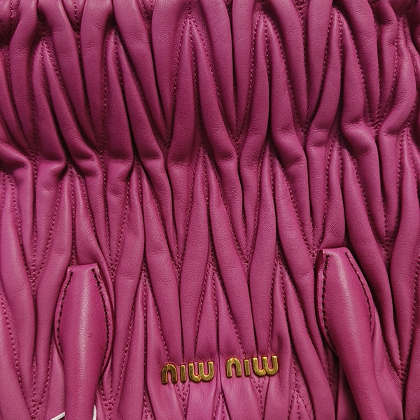 Avenue Quilted Lambskin Red