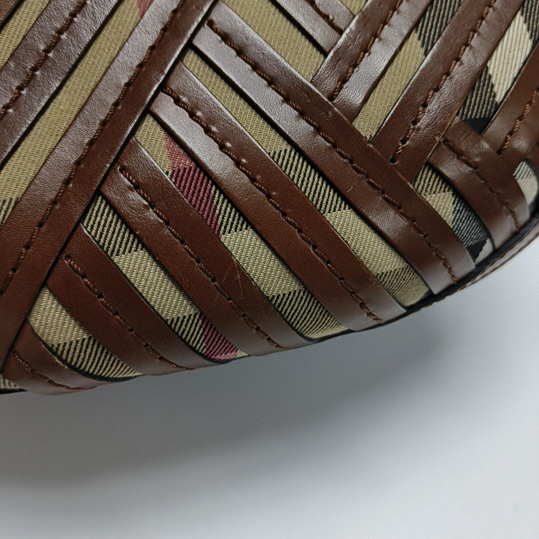 Canvas Shoulder Bag Brown