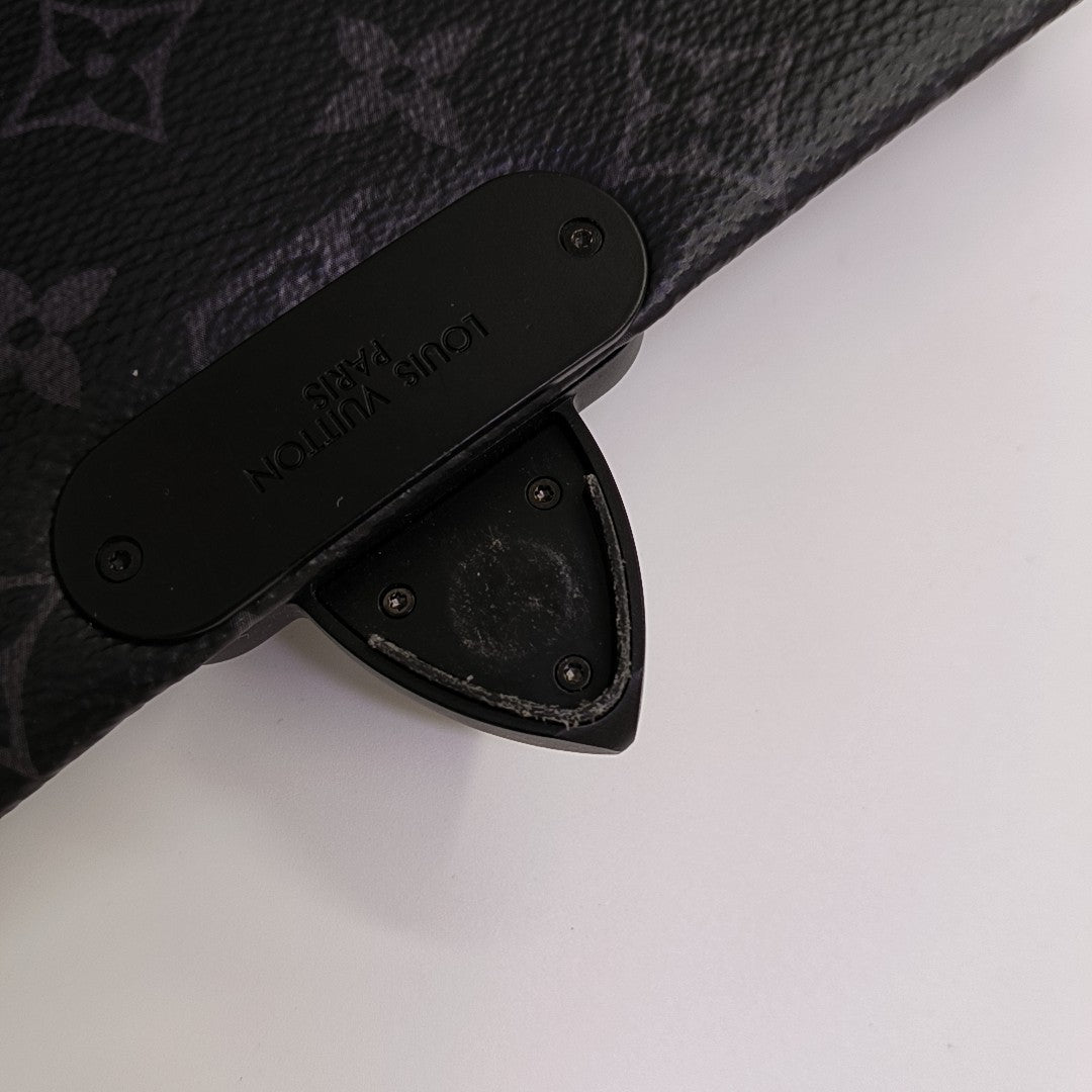 S-CAPE Monogram Coated Canvas Black