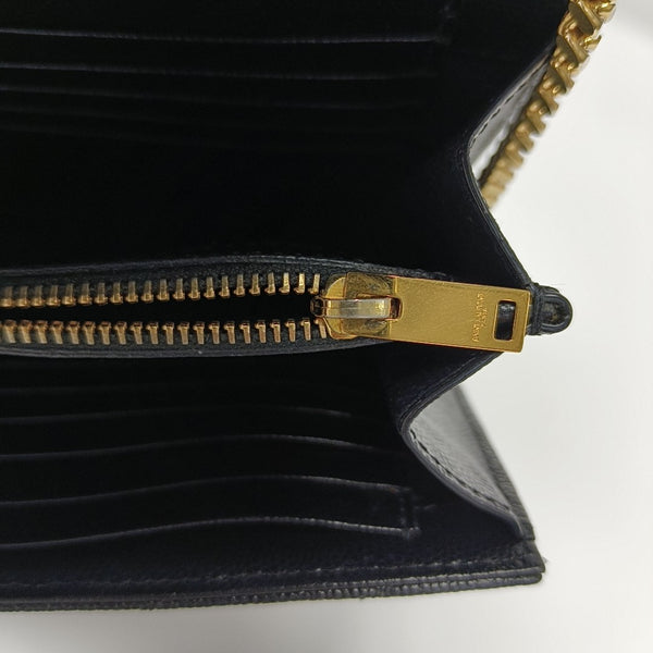 MONOGRAM Medium Chevron Calfskin Black