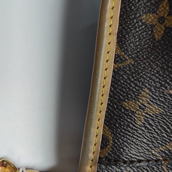DIANE Monogram Coated Canvas Brown