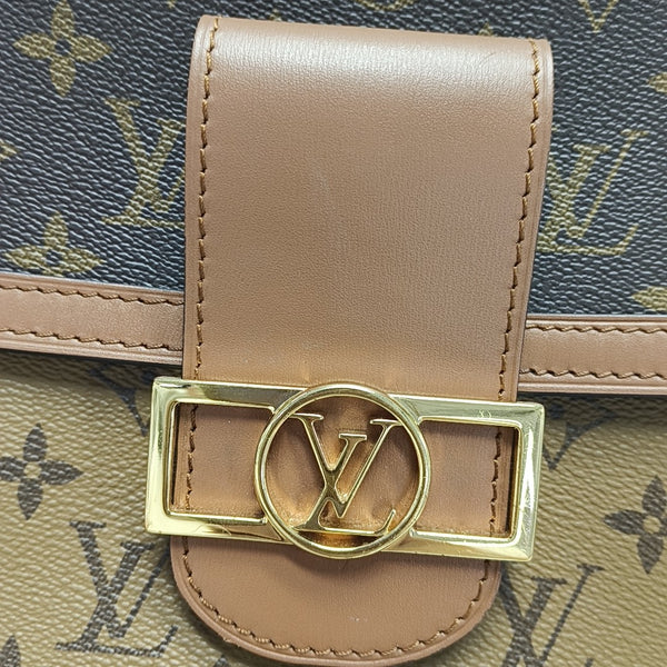 DAUPHINE MM Monogram Coated Canvas Brown