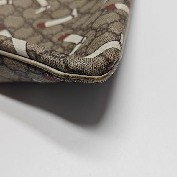 Monogram Coated Canvas Shoulder Bag Beige