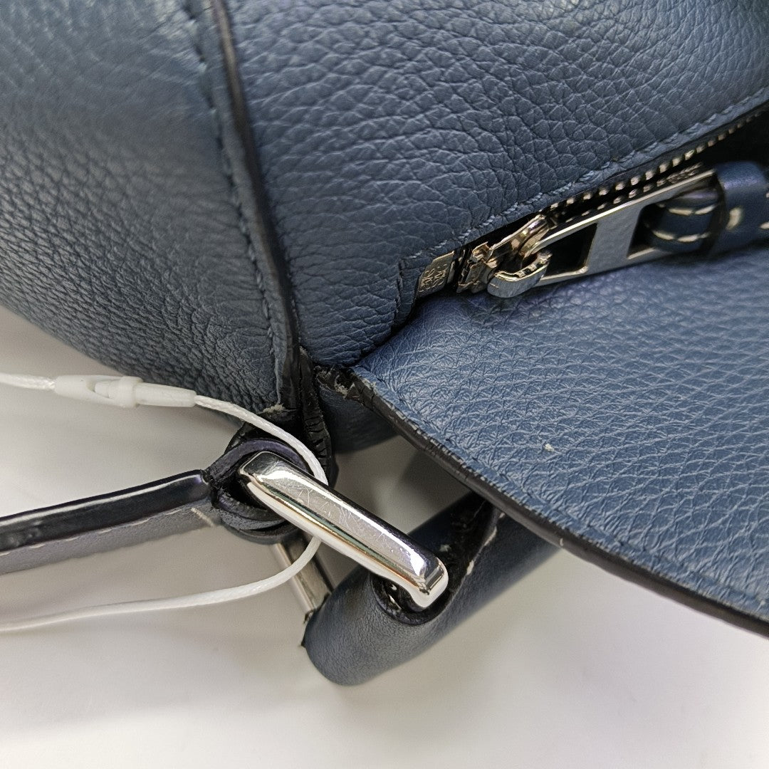 Puzzle Small Quilted Calfskin Blue